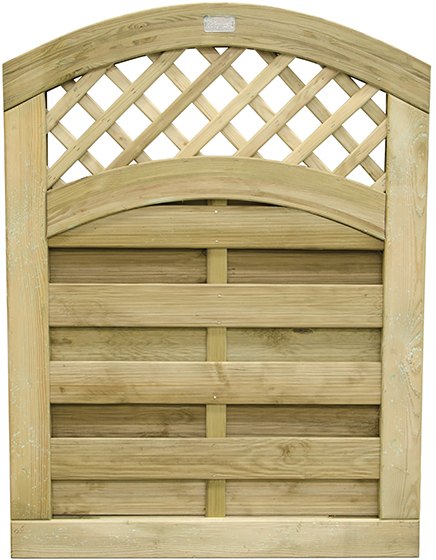 4ft Forest Prague Gate - Pressure Treated - Isolated view