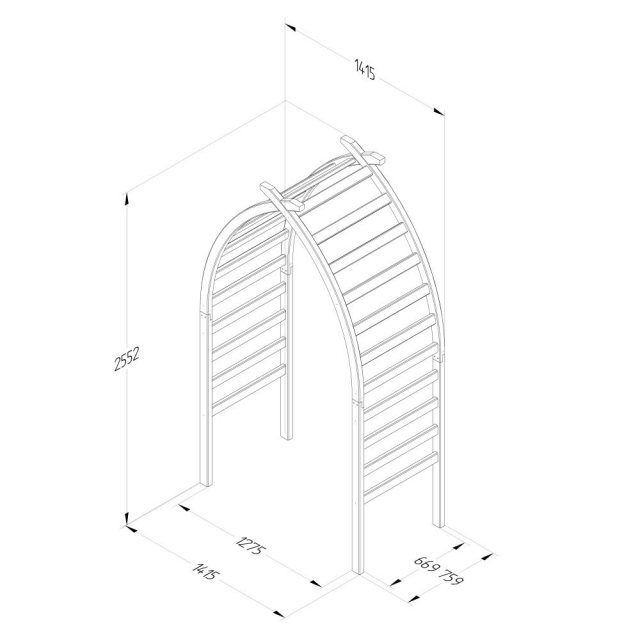 Forest Whitby Arch - dimensions