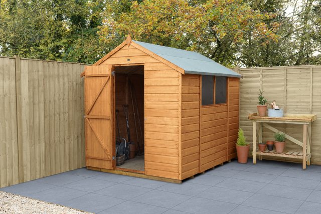 8 x 6 (2.42m x 1.99m) Forest Shiplap Shed