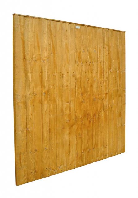 6ft High (1850mm) Forest Featheredge Fence Panel - Angled
