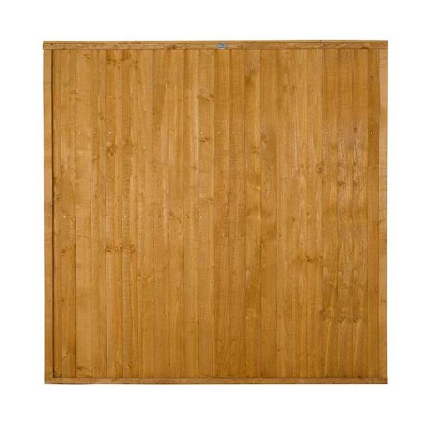 6ft High Forest Closeboard Fence Panel - Isolated view