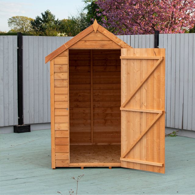 6 x 4 Shire Value Overlap Shed with Window - Dimensions