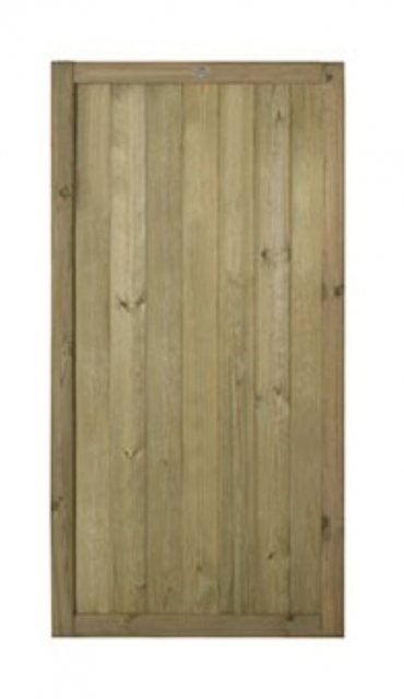 6ft High Vertical Tongue and Groove Gate - Pressure Treated - isolated