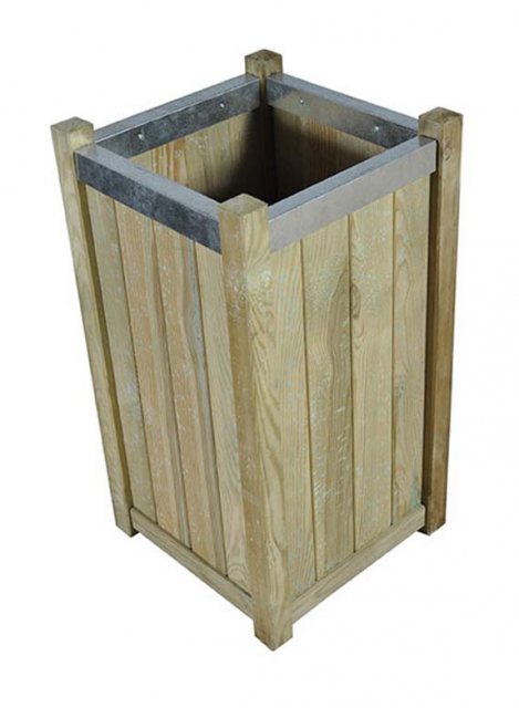 Forest Slender Planter - Small - Pressure Treated - isolated view from above