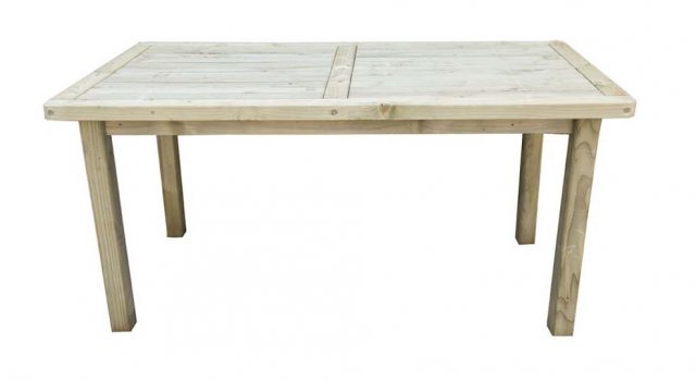 Forest Rosedene 5ft Table - Pressure Treated - isolated view