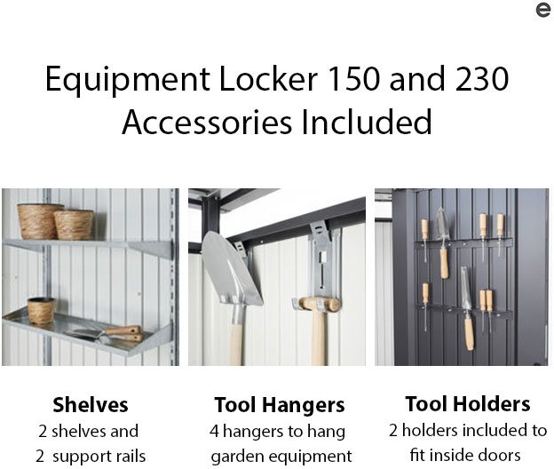 Biohort Equipment Locker 230 - Accessories