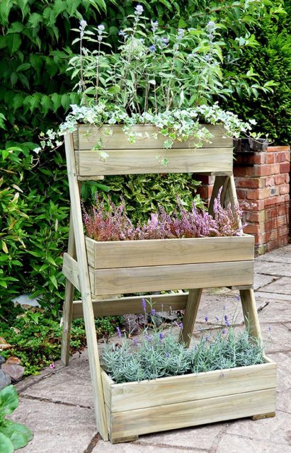 Forest Compact Cascade Planter - Front Facing