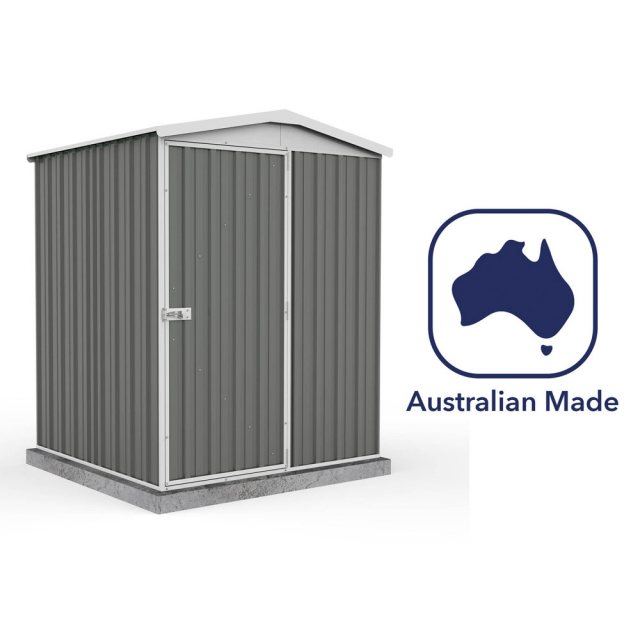 5x5 Mercia Absco Regent Metal Shed in Woodland Grey - manufactured in Australia
