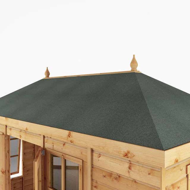 12 x 6 (3.69m x 1.87m) Mercia Clover Summerhouse - Roof