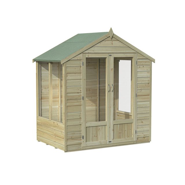 6 x 4 Forest Oakley Summerhouse - Pressure Treated - isolated