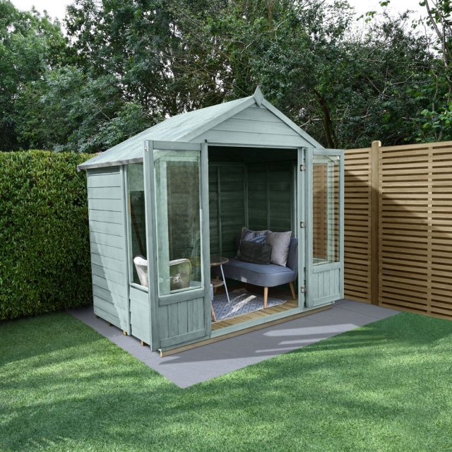 7 x 5 Forest Oakley Summerhouse - Pressure Treated - In Situ, Painted