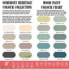 Thorndown Somerset Heritage Wood Paint Colour Chart