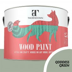 Thorndown Wood Paint 2.5 Litres - Goddess Green - Pot shot